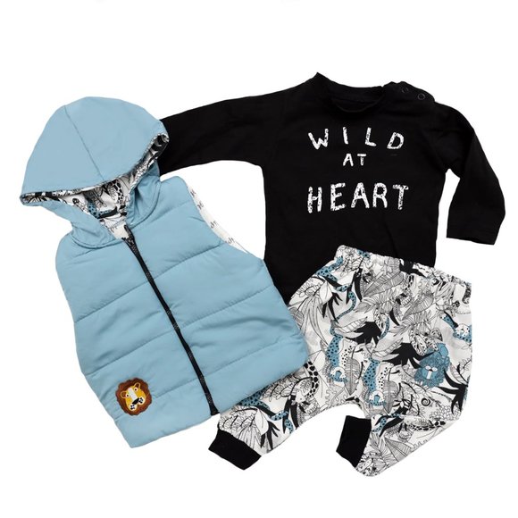 NEW with Tags Baby Clothing 3-Piece Cotton Set for Newborn Baby Girls and Boys - Picture 1 of 6